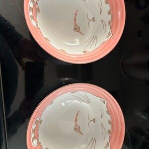 Cute Cat Design Bowls